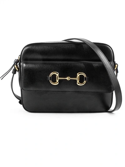 Shop Gucci Horsebit 1955 Shoulder Bag In Nero