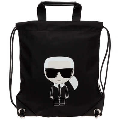 Shop Karl Lagerfeld K/ikonik Backpack In Nero