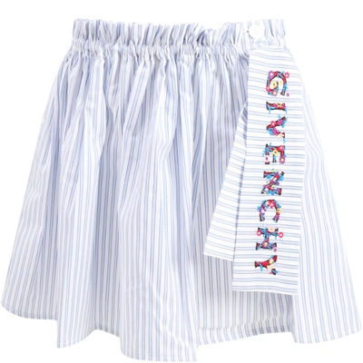 Shop Givenchy Multicolor Skirt For Girl With Logo