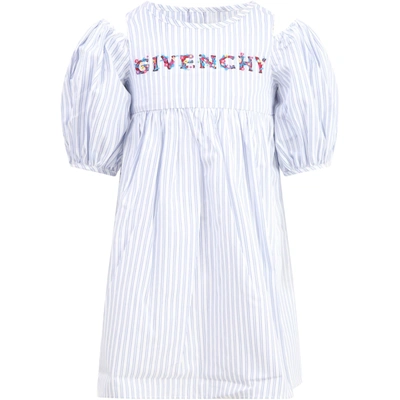 Shop Givenchy Multicolor Dress For Girl With Colorful Logo