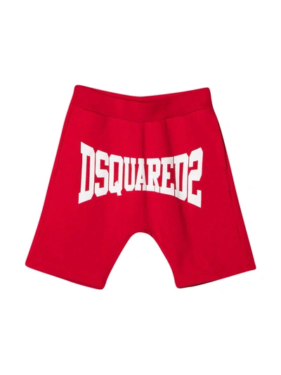 Shop Dsquared2 Red Shorts In Rossa