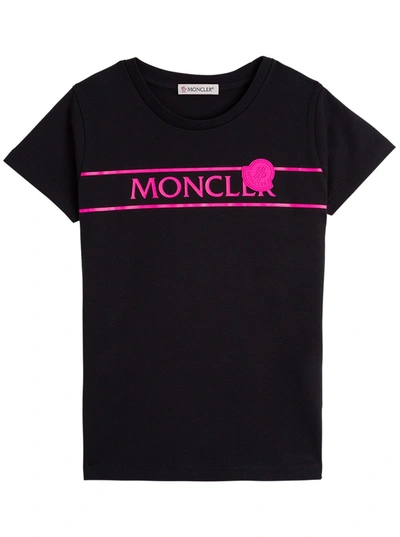 Shop Moncler T-shirt With Logo In Black