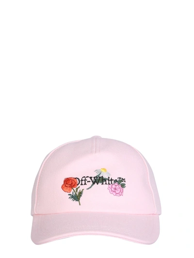 Shop Off-white Baseball Cap In Pink