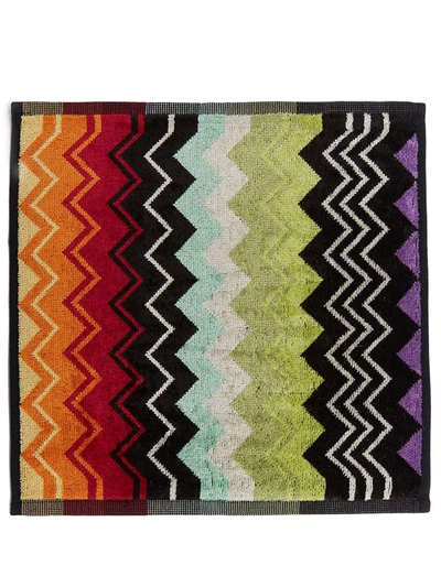 Missoni Giacomo 6 Piece Set Face Towel In Orange