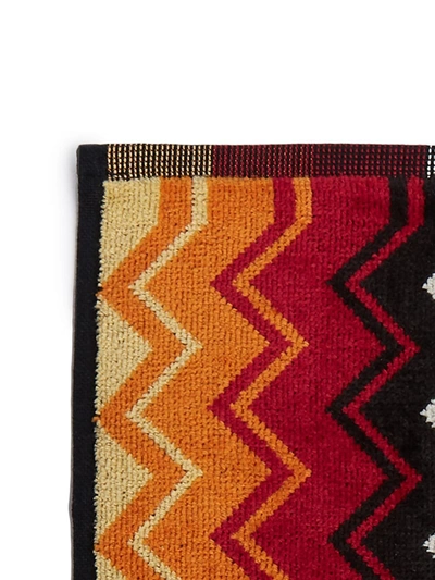 Missoni Giacomo 6 Piece Set Face Towel In Orange