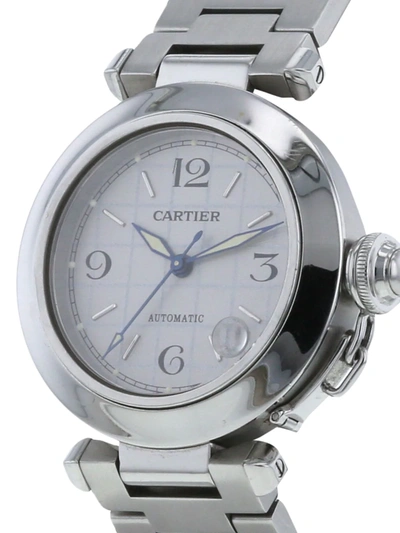 Pre-owned Cartier 2000  Pasha 35mm In Grey