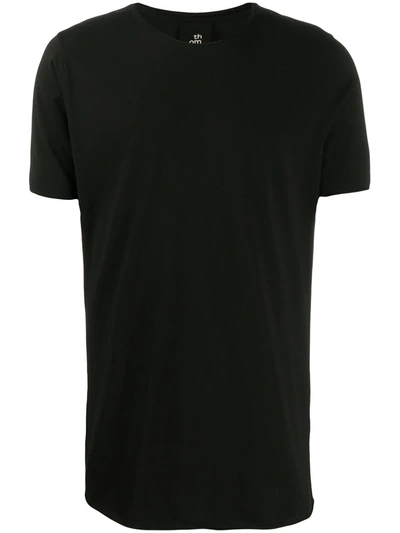 Shop Thom Krom Short-sleeve Fitted T-shirt In Black