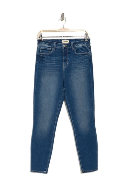 Shop L Agence Margo High Rise Ankle Crop Skinny Jeans In Manchester