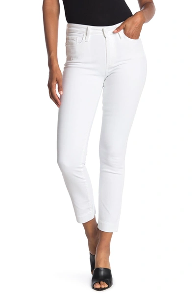 Shop Paige Hoxton Ankle Crop Skinny Jeans In Crisp White