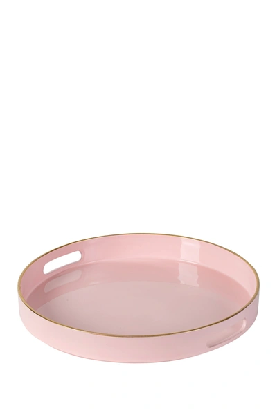 R16 Home Decorative Tray In Pink