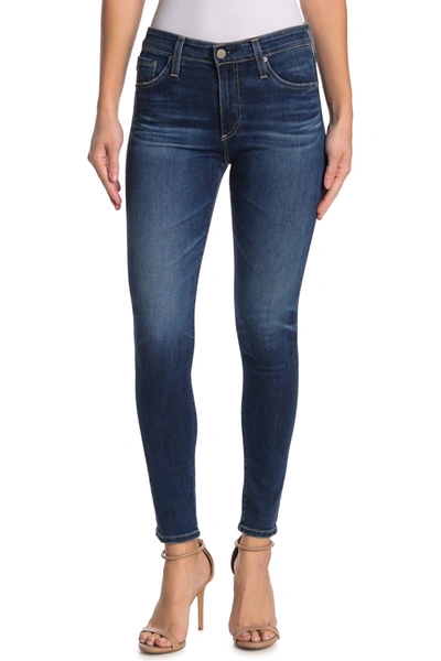 Shop Ag Farrah High Waist Ankle Crop Skinny Jeans In 7years Astro Az