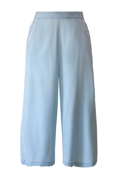 Shop Bcbgeneration Chambray Culotte Pants In Light Wash