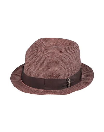 Shop Borsalino Hats In Cocoa