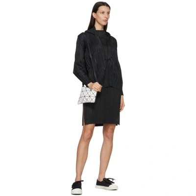 Shop Issey Miyake Black Monthly Colors January Tunic Dress In 15-black