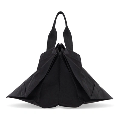 Shop 132 5. Issey Miyake Black Luster Standard No. 4 Bag In 18 Blacklus
