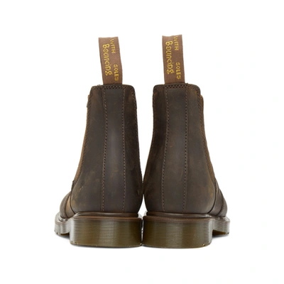 Shop Dr. Martens Brown 2976 Chelsea Boots In Gaucho