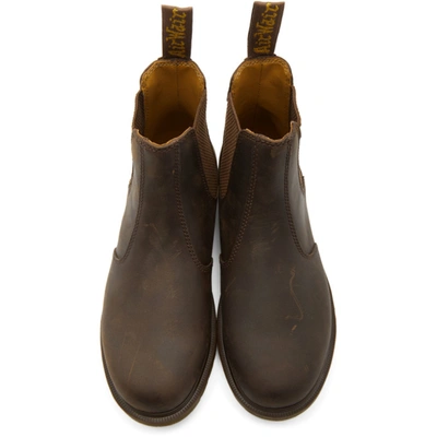 Shop Dr. Martens' Brown 2976 Chelsea Boots In Gaucho