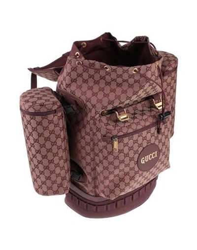 Shop Gucci Backpack & Fanny Pack In Maroon