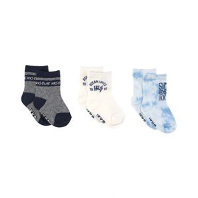 Shop Ikks 3-pack Navy Tie Dye Baby Socks