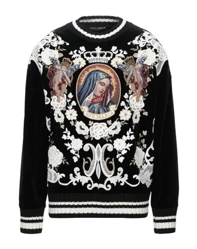 Shop Dolce & Gabbana Sweatshirts In Black