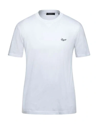 Shop Ermenegildo Zegna T-shirts In White