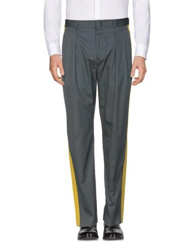 Shop Valentino Pants In Lead