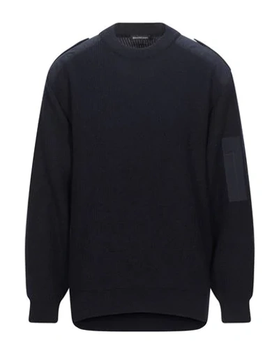 Shop Balenciaga Sweaters In Dark Blue