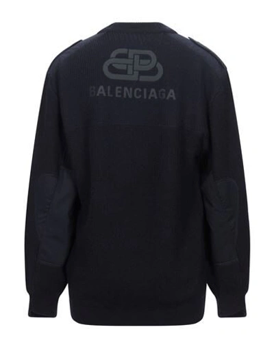 Shop Balenciaga Sweaters In Dark Blue