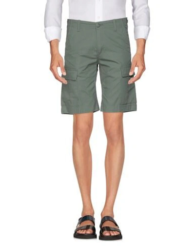 Shop Carhartt Shorts & Bermuda Shorts In Green