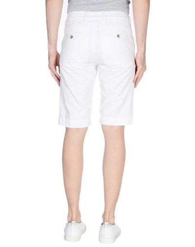 Shop 40weft Man Shorts & Bermuda Shorts Ivory Size 40 Cotton In White
