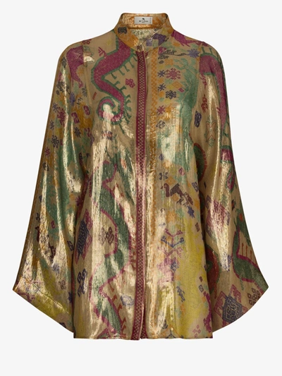 Shop Etro Camicia Panarea In Multicolour