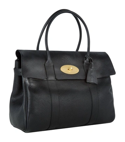 Shop Mulberry Bayswater Tote In Black