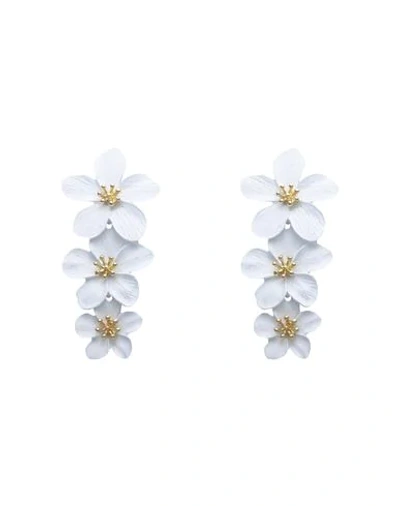 Shop Taolei Earrings In White