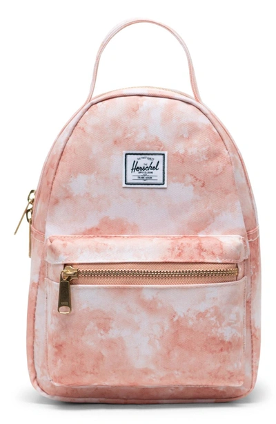 Shop Herschel Supply Co Mini Nova Backpack In Pastel Cloud Papaya