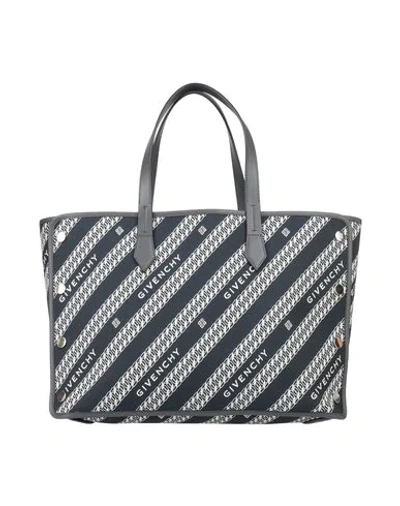 Shop Givenchy Woman Handbag Midnight Blue Size - Textile Fibers, Soft Leather In Dark Blue