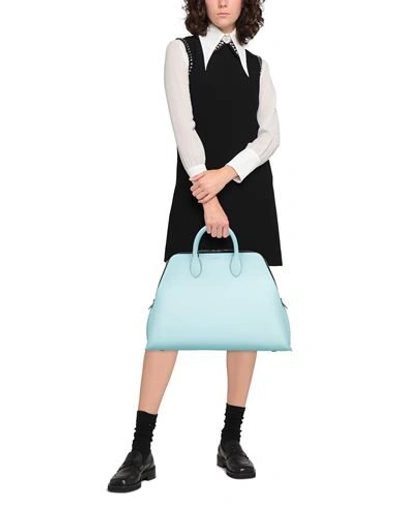 Shop Lanvin Handbags In Sky Blue