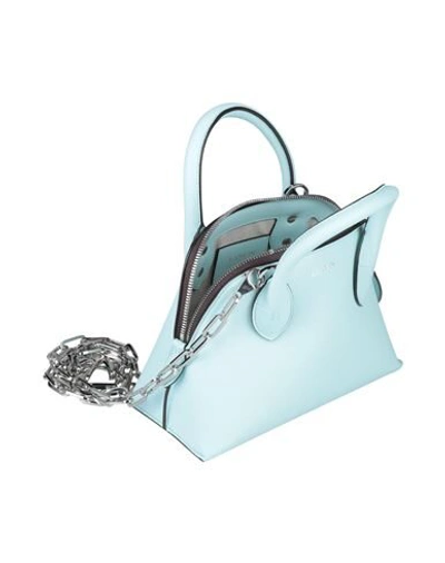 Shop Lanvin Handbags In Sky Blue