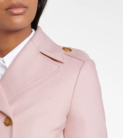 Shop Red Valentino Wool-blend Jacket In Pink