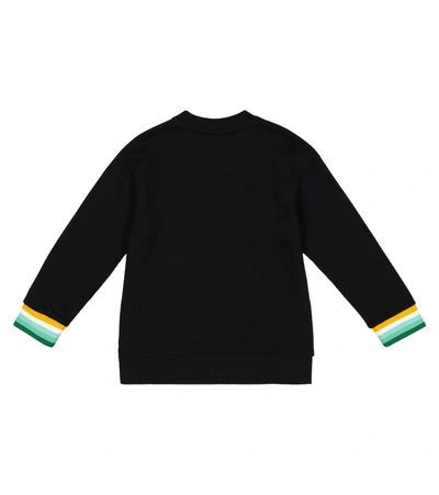 Shop Fendi Bag Bugs Cotton Sweatshirt In Black