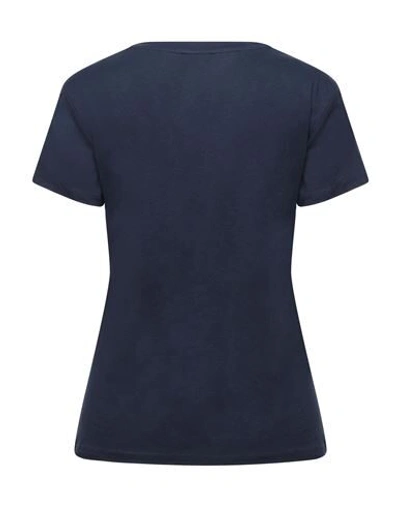 Shop Guess Woman T-shirt Midnight Blue Size Xs Cotton