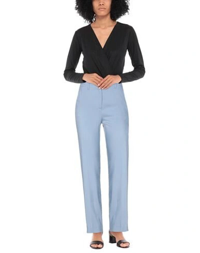 Hebe Studio Pants In Blue
