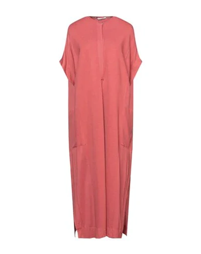 Agnona Midi Dresses In Red