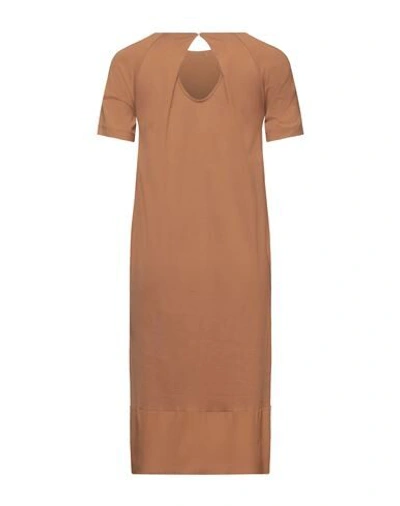 Shop Anna Seravalli Midi Dresses In Brown