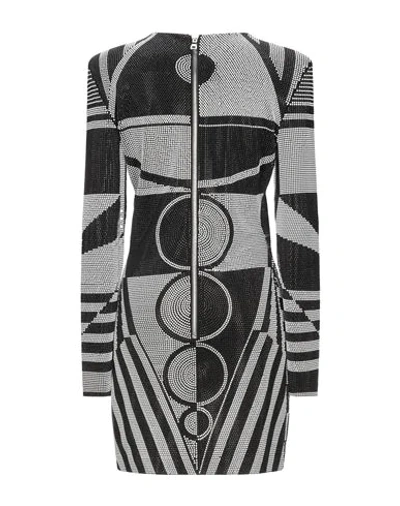Balmain Short Dresses In Black