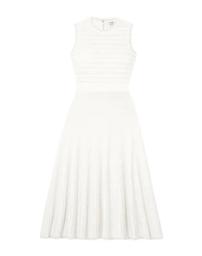 Shop Herve Leger Midi Dresses In White