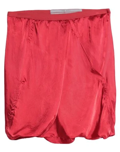 Shop Rick Owens Midi Skirts In Red