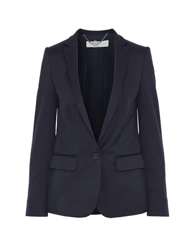 Shop Stella Mccartney Suit Jackets In Dark Blue