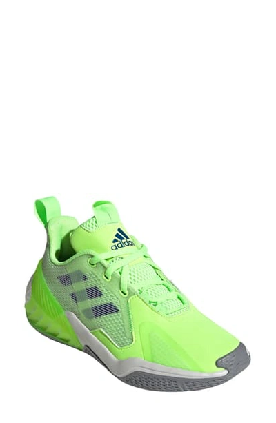 Shop Adidas Originals 4uture One Running Shoe In Signal Green/ Team Royal Blue
