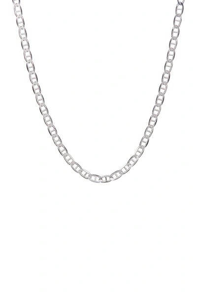 Best Silver Inc. Best Silver Sterling Silver 050 Gauge Mariner Chain 20" In Silver