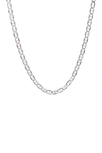 Best Silver Inc. Best Silver Sterling Silver 050 Gauge Mariner Chain 20" In Silver